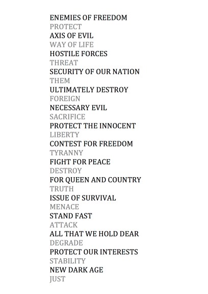 Ohrenhoch wall words 1